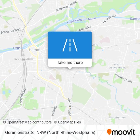 Geranienstraße map