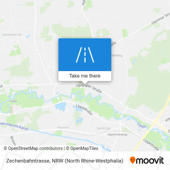 Zechenbahntrasse map