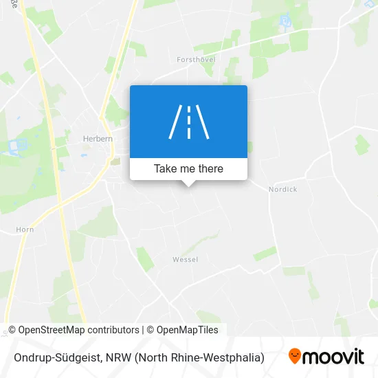 Ondrup-Südgeist map