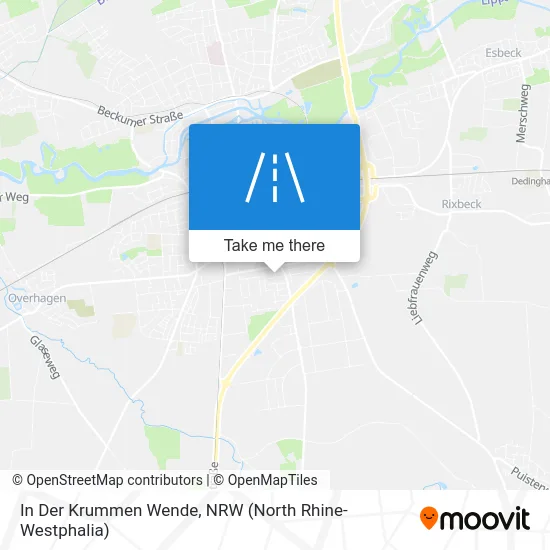 In Der Krummen Wende map