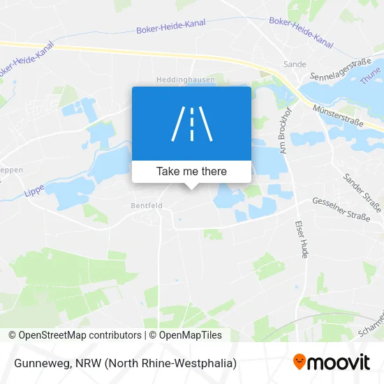 Карта Gunneweg