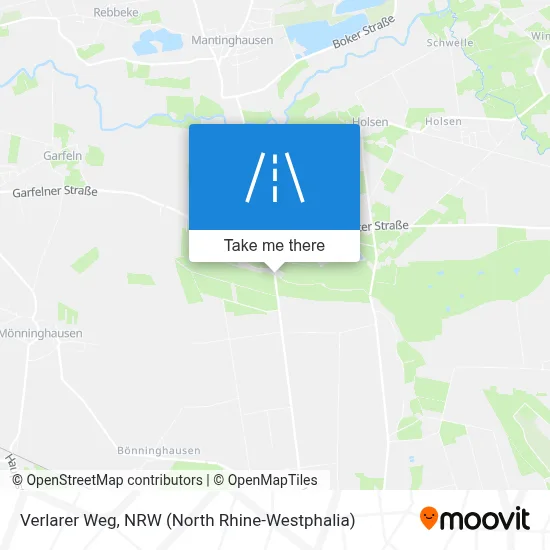 Verlarer Weg map