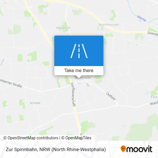 Карта Zur Spinnbahn