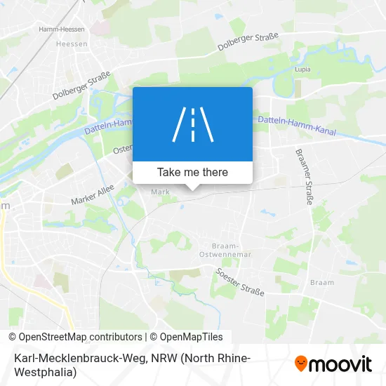 Karl-Mecklenbrauck-Weg map