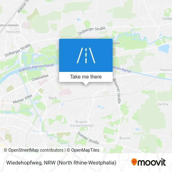 Карта Wiedehopfweg