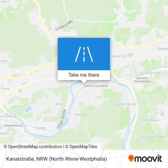 Kanalstraße map