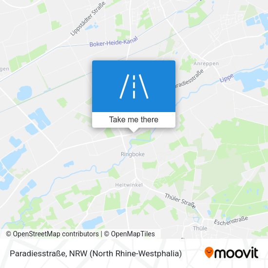 Paradiesstraße map