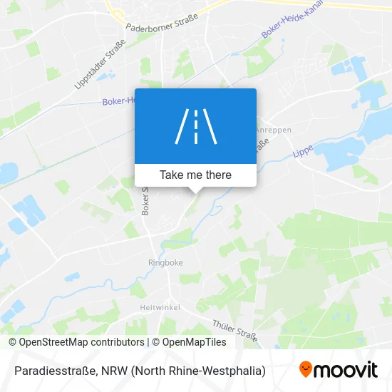 Карта Paradiesstraße