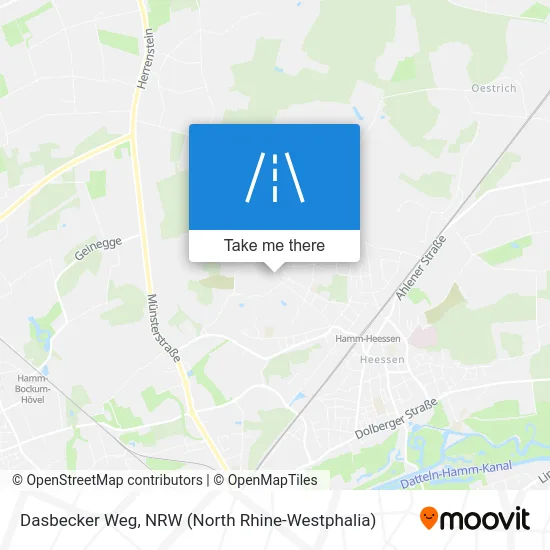 Dasbecker Weg map
