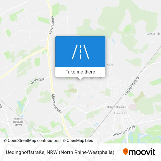 Uedinghoffstraße map