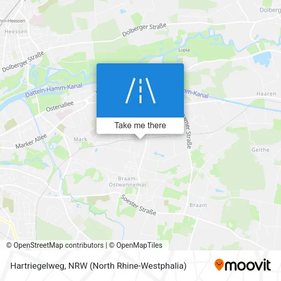 Карта Hartriegelweg