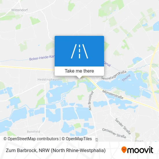 Карта Zum Barbrock