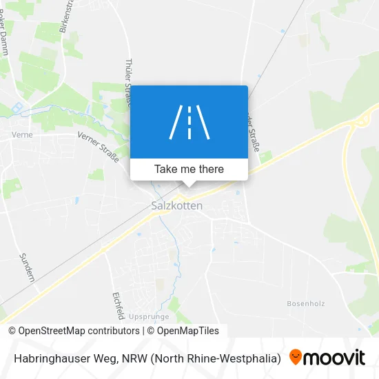 Карта Habringhauser Weg