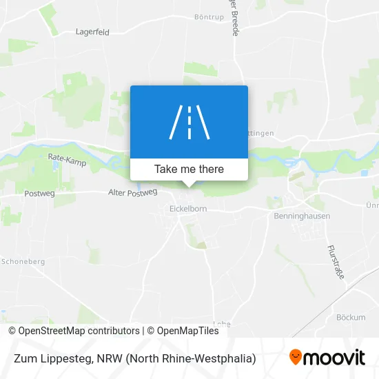 Карта Zum Lippesteg