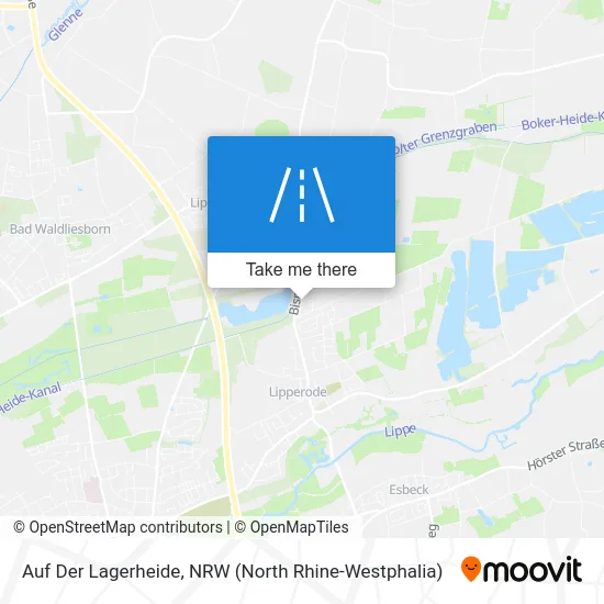 Auf Der Lagerheide map