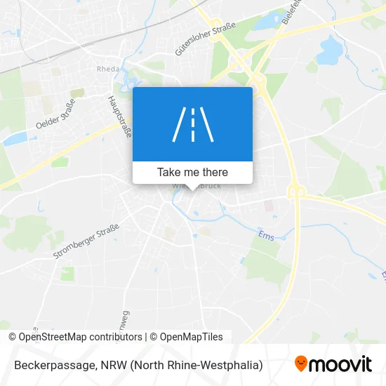 Beckerpassage map