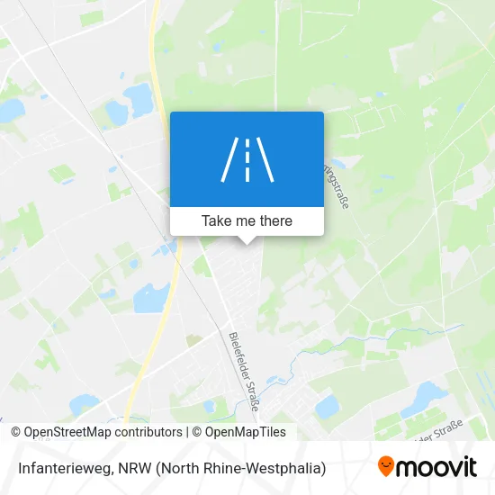 Карта Infanterieweg