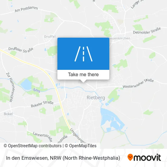 In den Emswiesen map