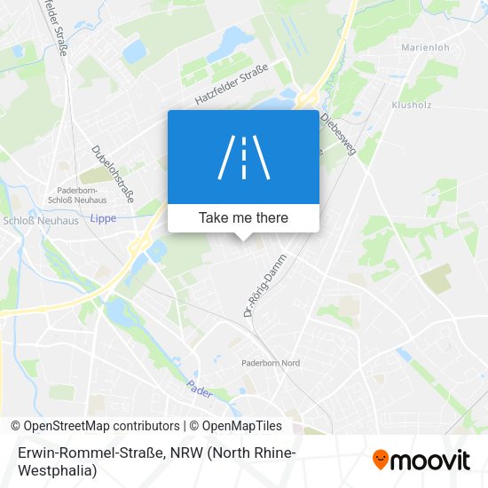 Erwin-Rommel-Straße map