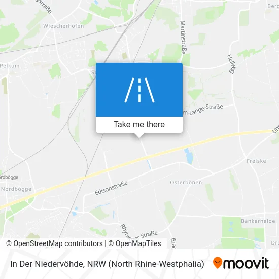 In Der Niedervöhde map