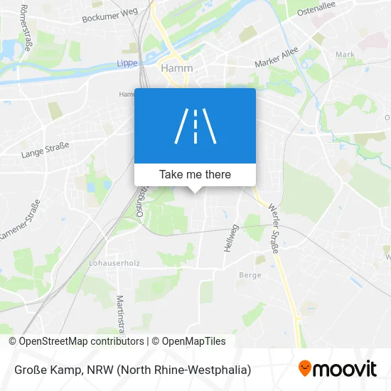 Große Kamp map