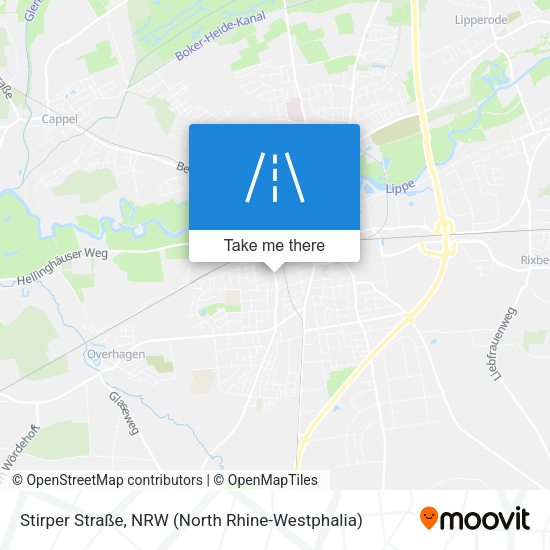 Stirper Straße map