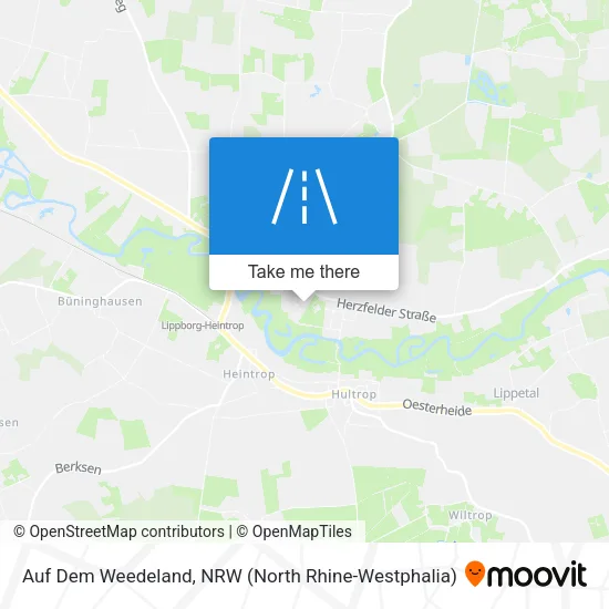Карта Auf Dem Weedeland
