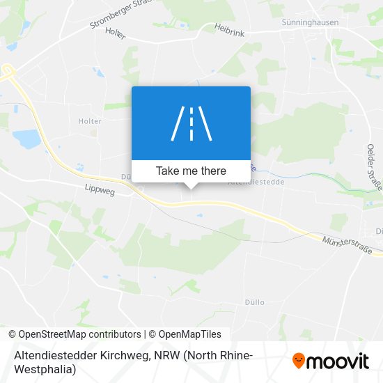 Altendiestedder Kirchweg map