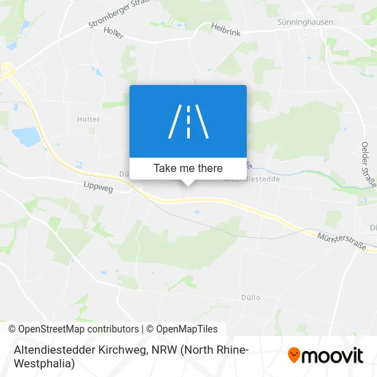 Altendiestedder Kirchweg map