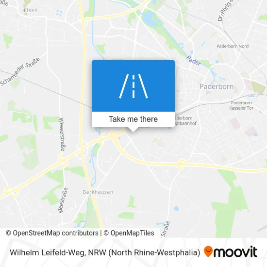 Wilhelm Leifeld-Weg map