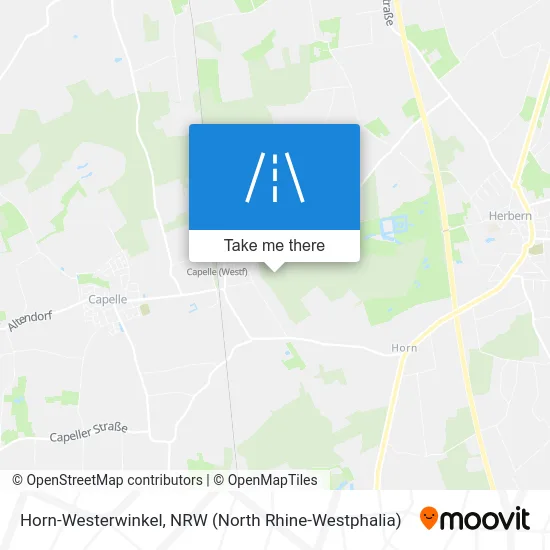 Horn-Westerwinkel map