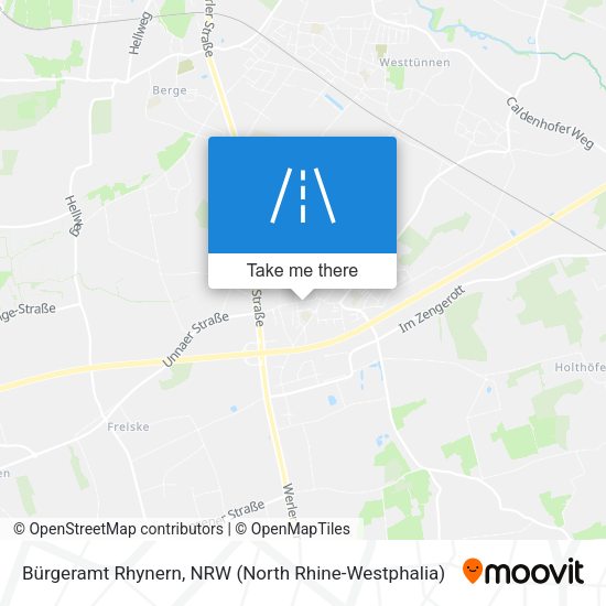 Bürgeramt Rhynern map