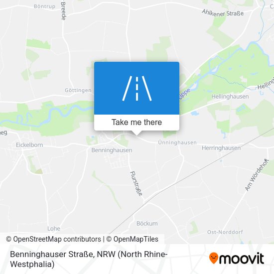 Benninghauser Straße map