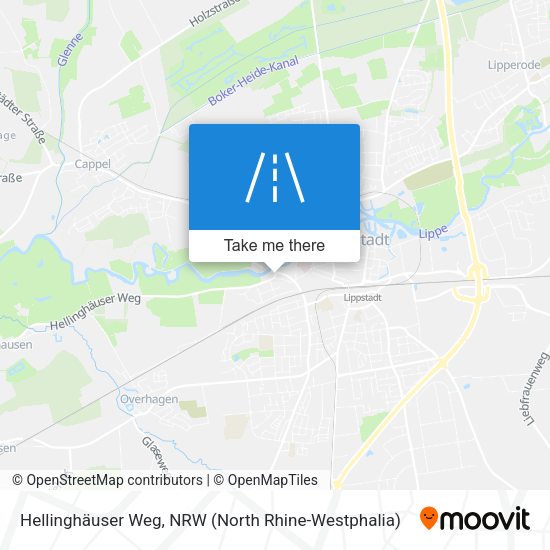 Hellinghäuser Weg map
