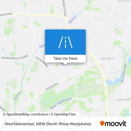 Карта Westfalenwinkel