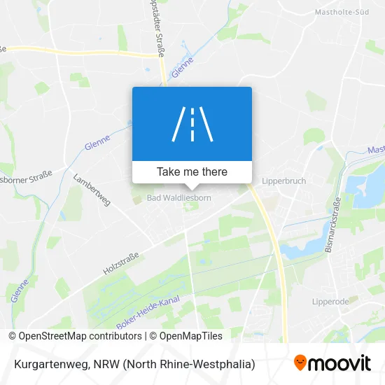 Kurgartenweg map