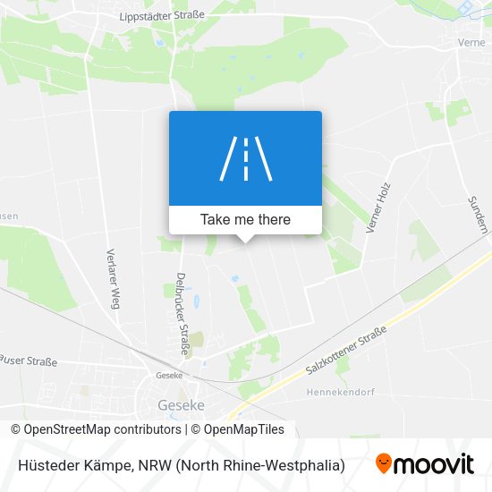 Hüsteder Kämpe map
