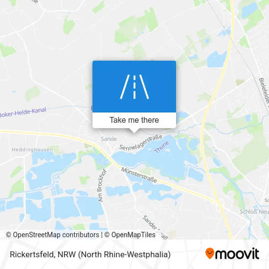 Карта Rickertsfeld