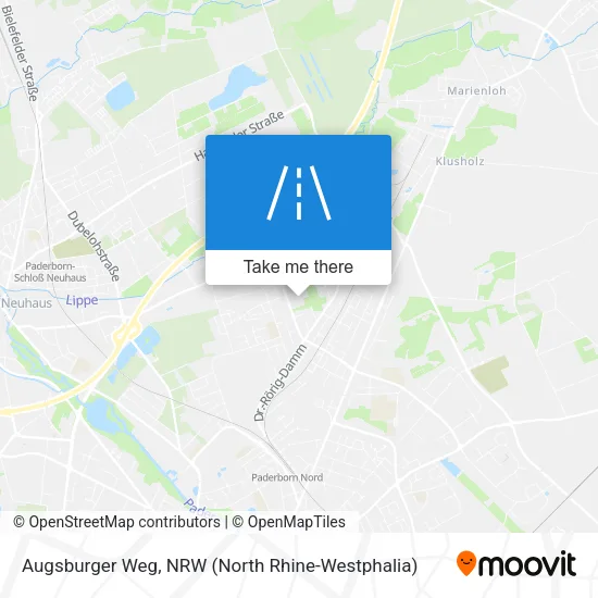 Карта Augsburger Weg