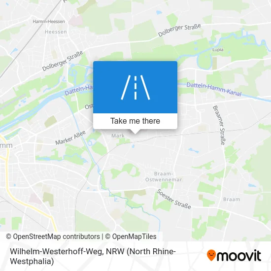 Wilhelm-Westerhoff-Weg map
