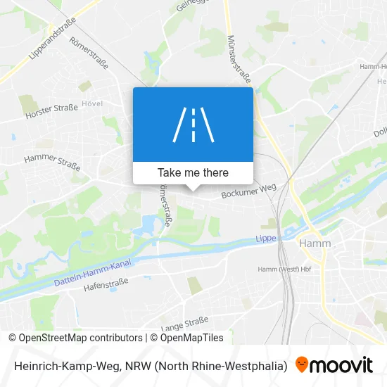 Heinrich-Kamp-Weg map
