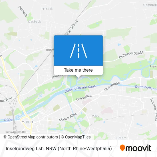 Inselrundweg Lsh map