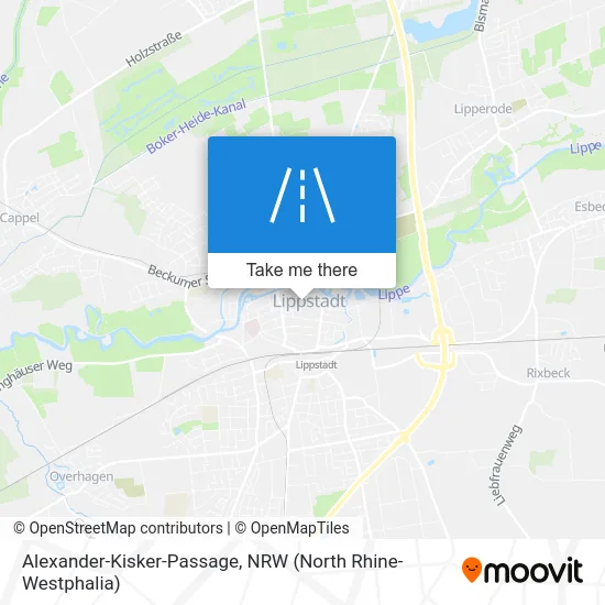 Alexander-Kisker-Passage map