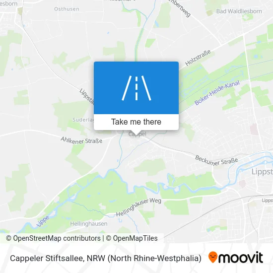 Карта Cappeler Stiftsallee