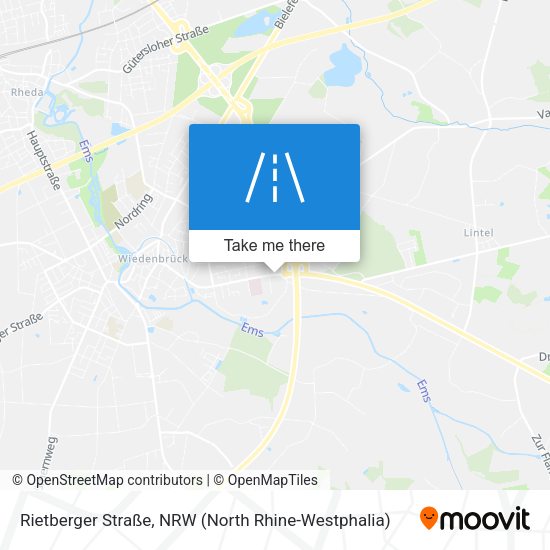 Rietberger Straße map