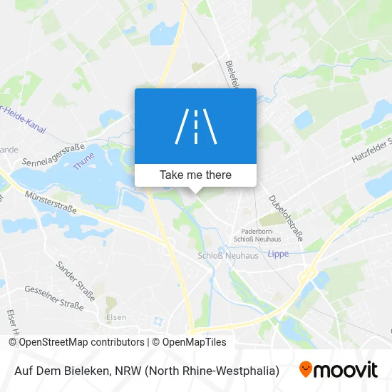 Auf Dem Bieleken map