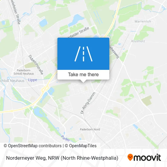 Карта Norderneyer Weg