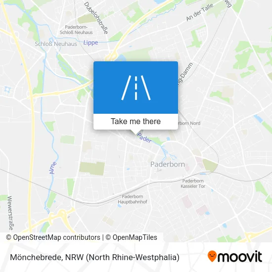 Карта Mönchebrede