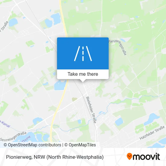 Pionierweg map