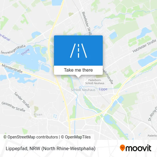 Карта Lippepfad